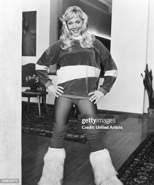 Promotional portrait of American actor and figure skater Lynn-Holly Johnson for the James Bond film, 'For Your Eyes Only,' directed by John Glen,...