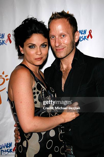 Actress Jodi Lynn O'Keefe and makeup artist Gregory Arlt attend the Women At Risk 10th Annual Benefit Concert on April 13, 2008 at the Avalon in Los...