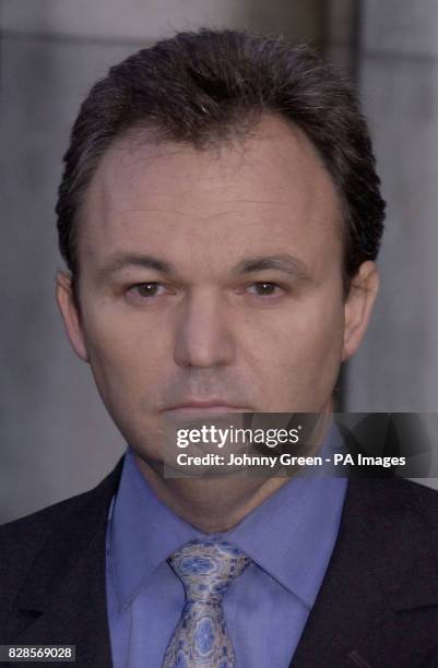 Convicted fraudster Peter Foster, boyfriend of Cherie Blair's friend Carole Caplin, outside his girlfriend's home in north London. *..where he made a...