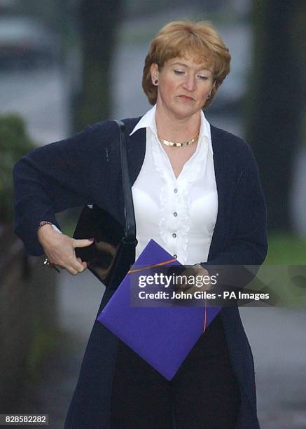 Chief Executive of the Cumbria Tourist Board Christine Collier arrives at St. Chads Church in York, where she was expected to be called as a witness...