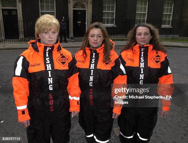 Wives of Scottish fishermen today, in Downing Street to highlight the damage they believe new European Union restrictions will do to their...