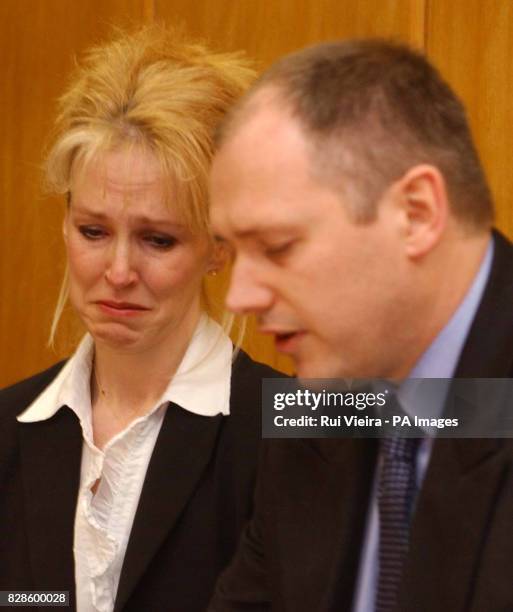 Five-month old Thomas Egan's parents Wendy and Gordon after the inquest into his death. * Thomas suffered an allergic reaction after being fed food...