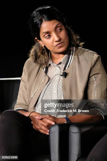 Director Meera Menon speaks onstage as part of the 'Half Initiative and FX Directors Panel' during the FX portion of the 2017 Summer Television...