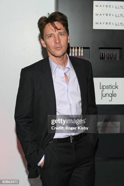 Actor Andrew McCarthy attends the "Lipstick Jungle" premiere party at Studio 450 on September 15, 2008 in New York City.