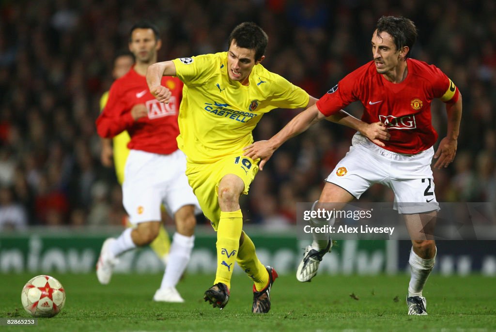 Manchester United v Villareal - UEFA Champions League