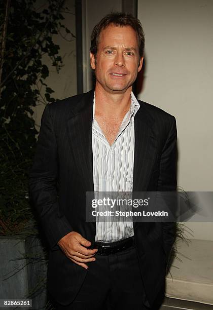 Actor Greg Kinnear attends the after party for "Ghost Town" hosted by The Cinema Society at The Soho Grand Hotel on September 15, 2008 in New York...