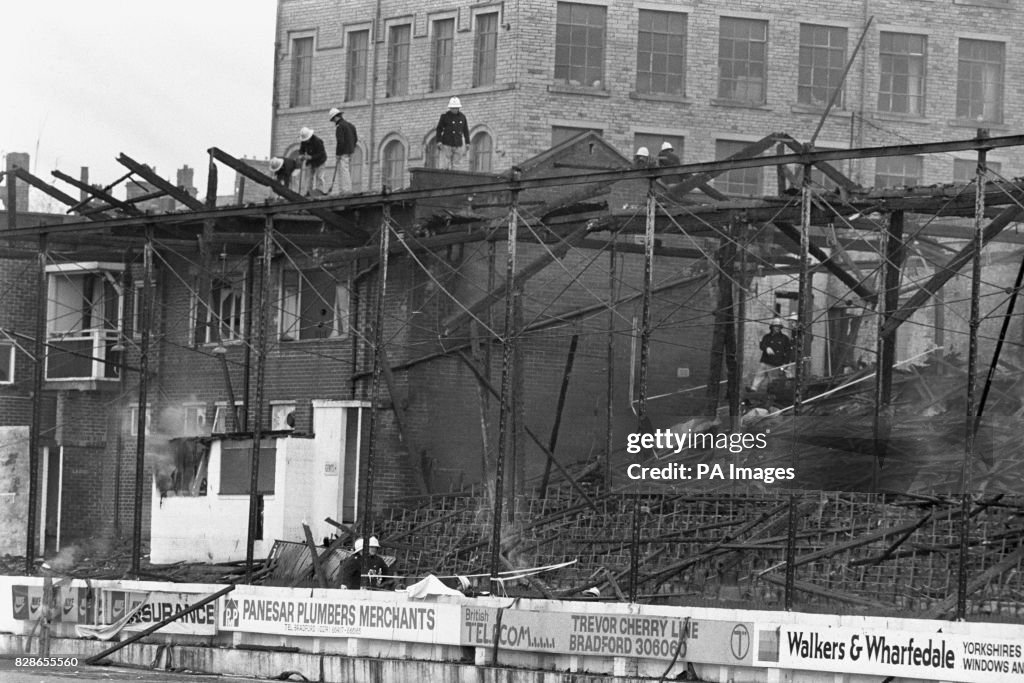 Fireman at Bradford City Fire