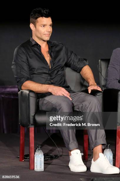 Actor Ricky Martin of 'The Assassination of Gianni Versace: American Crime Story' speaks onstage during the FX portion of the 2017 Summer Television...