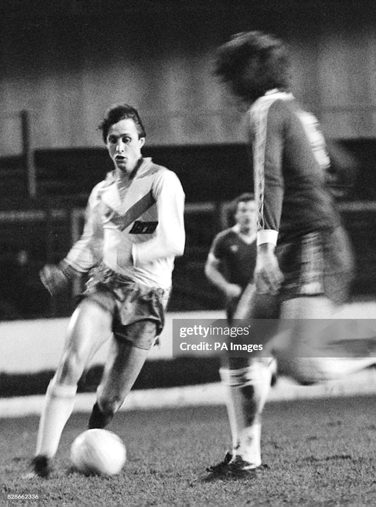 Johan Cruyff in action