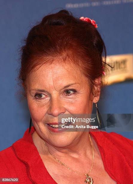 Actress Ursula Karusseit attends the Goldene Henne Award 2008 at the Friedrichstadtpalast on September 17, 2008 in Berlin, Germany.