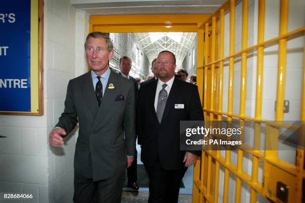 The Prince of Wales during a visit to Dartmoor Prison. The Prince of Wales had a taste of life behind bars when he visited the prison. His first stop...