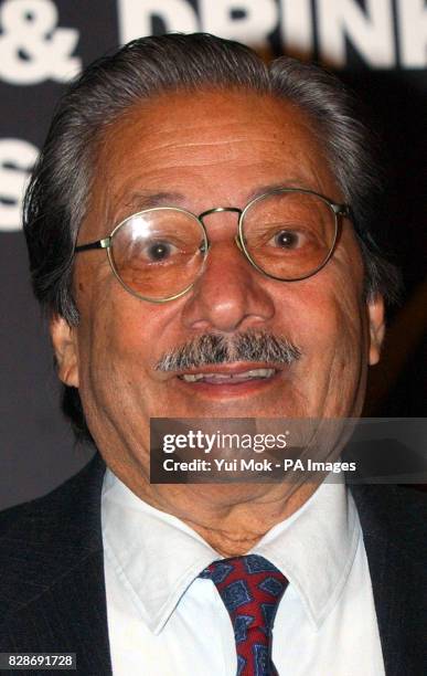 Saeed Jaffrey arriving for the Time Out Eating & Drinking Awards, held at Victoria House in Holborn.
