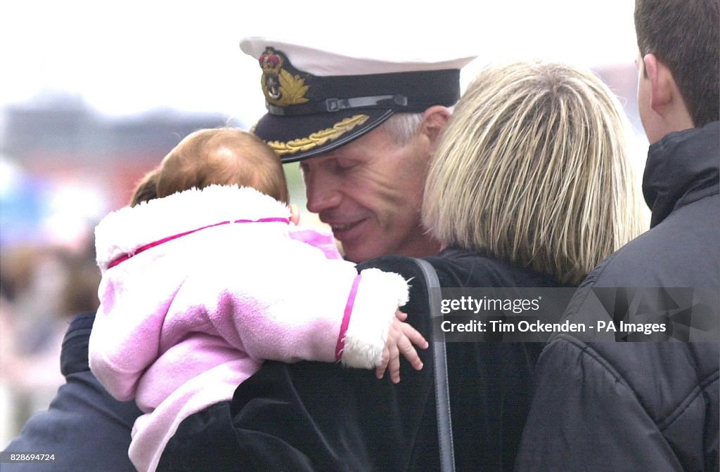 Ark Royal returns to UK shores