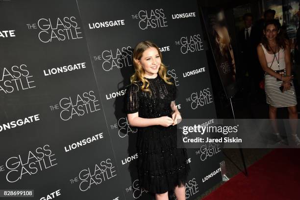 Actress Ella Anderson attends "The Glass Castle" New York Screening at SVA Theatre on August 9, 2017 in New York City.