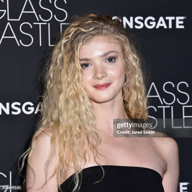 Elena Kampouris attends "The Glass Castle" New York Screening at SVA Theatre on August 9, 2017 in New York City.