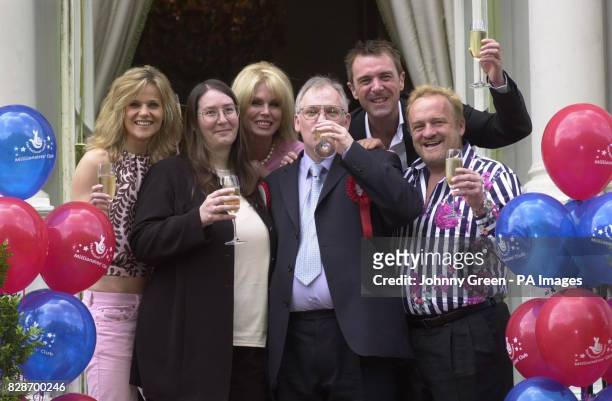 Television celebrities Anthony Worrall Thompson, Joanna Lumley, Phil Tufnell and Linda Barker join the 1,500th member of its millionaire club, Tim...