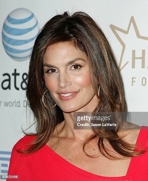 Model Cindy Crawford attends the 19th Annual GLAAD Media Awards at the Kodak Theater on April 26, 2008 in Hollywood, California.