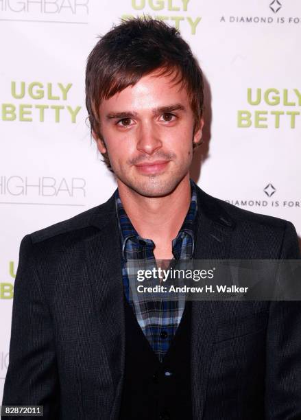 Val Emmich attends the "Ugly Betty" in New York preview party at Highbar on September 15, 2008 in New York City.