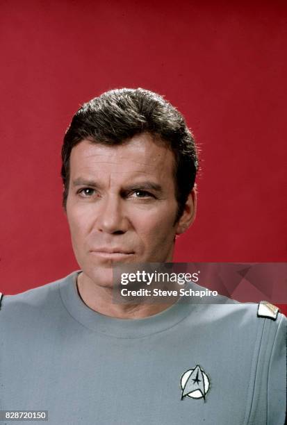 View of Canadian actor William Shatner in a scen from the film 'Star Trek: The Motion Picture' , 1979.