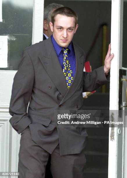File picture dated 17th June 2003. Christopher Gaytor leaves the High Court in Perth, where his brother, Lee, admitted 20th June 2003, murdering...