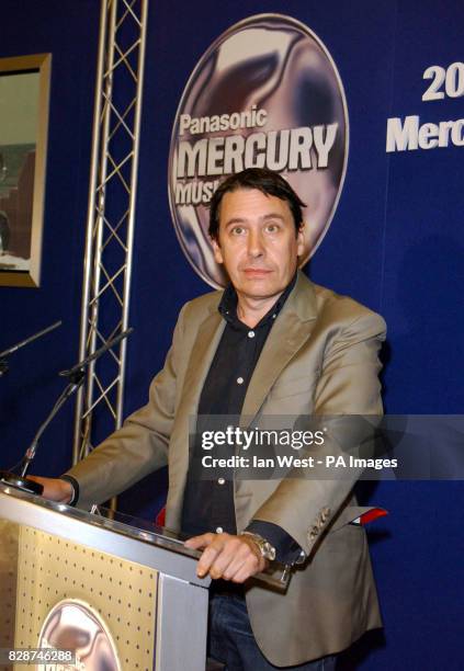 Jools Holland announces the shortlist of albums during the Panasonic Mercury Music Prize launch at the Royal Commonwealth Club, central London....