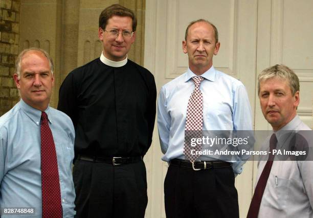 Head Teacher at St Andrew's Primary School, Soham, Geoff Fisher, Soham Vicar, Tim Alban Jones, Cambridgeshire County Council Psychologist, Frank...