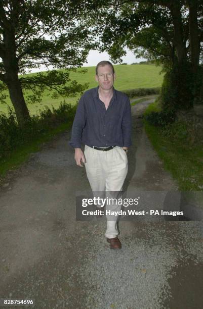 Downing Street spokesman, Tom Kelly, outside his home in Portaferry, Co Down, Northern Ireland. Blair tonight faced calls to sack Kelly who suggested...