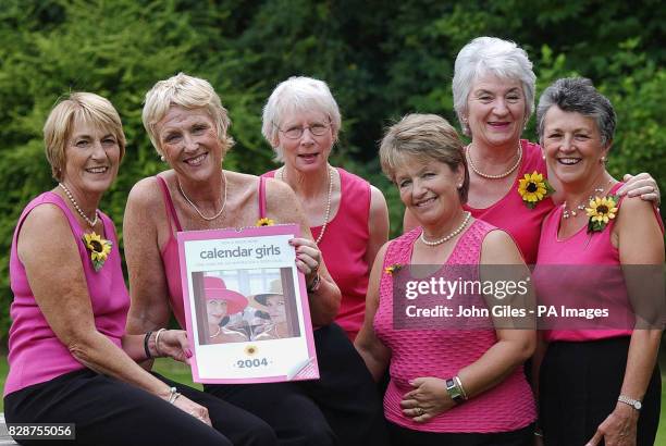 Rylstone Women's Institute members Angela Baker, Tricia Stewart, Beryl Bamforth, Ros Fawcett, Lynda Logan and Chris Clancy launch their new calendar...