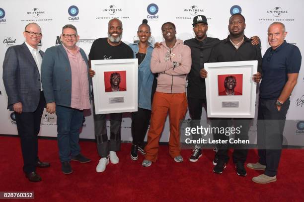 Chairman and CEO of Capitol Music Group Steve Barnett, Chairman and Chief Executive Officer of Universal Music Group Lucian Grainge, Quality Control...