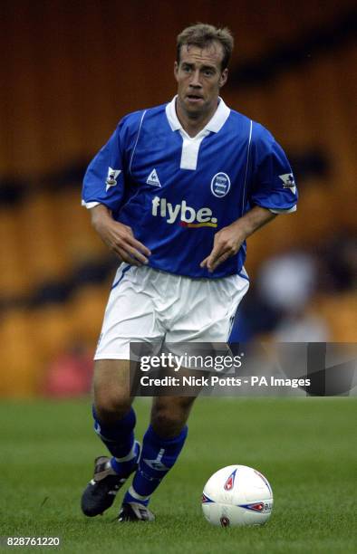 Birmingham City's Jamie Clapham during pre-season friendly at Vale Park, Stoke on Trent. THIS PICTURE CAN ONLY BE USED WITHIN THE CONTEXT OF AN...