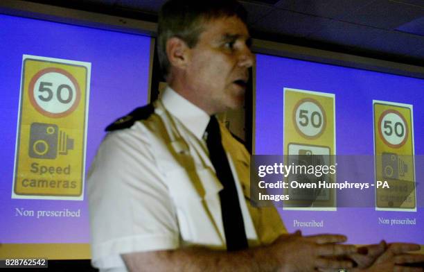 Acting Assistant Chief Constable of Cleveland Police John Burke at a news conference in Middlesbrough, where he spoke out in the row involving...