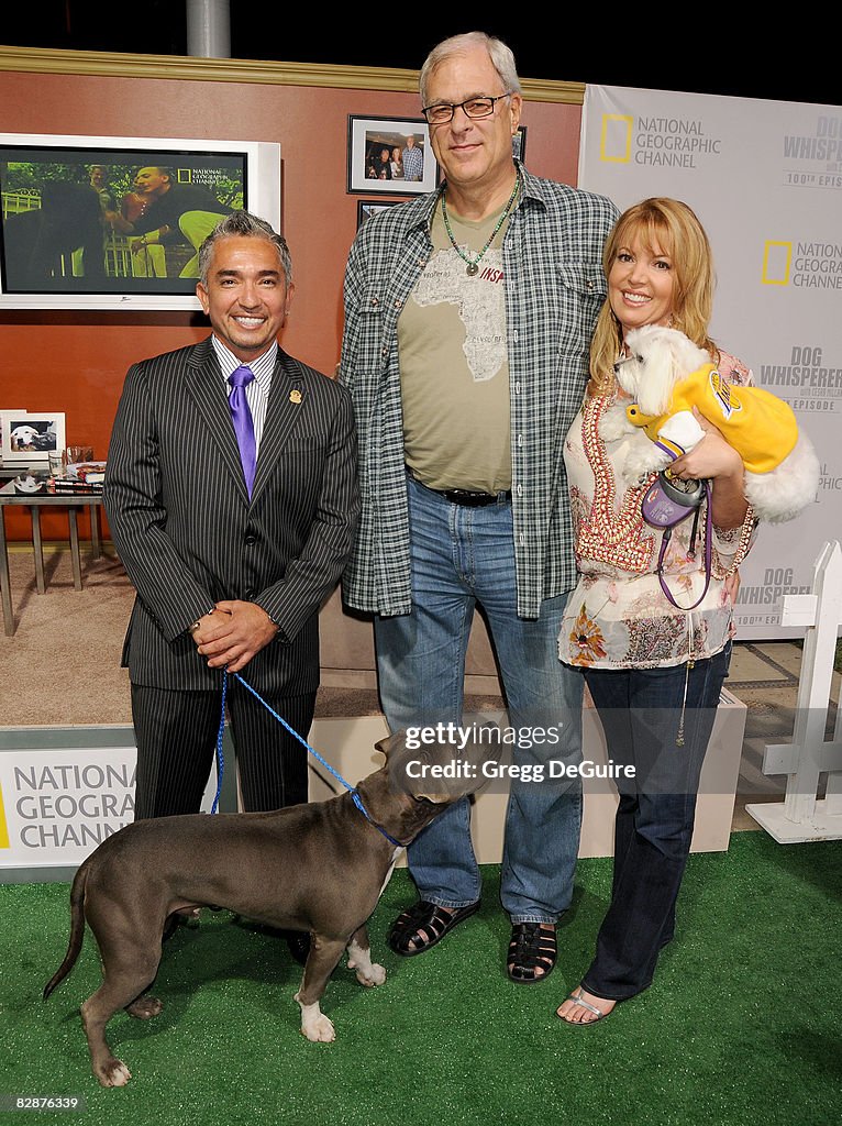 The 100th Episode Of "Dog Whisperer" With Cesar Millan