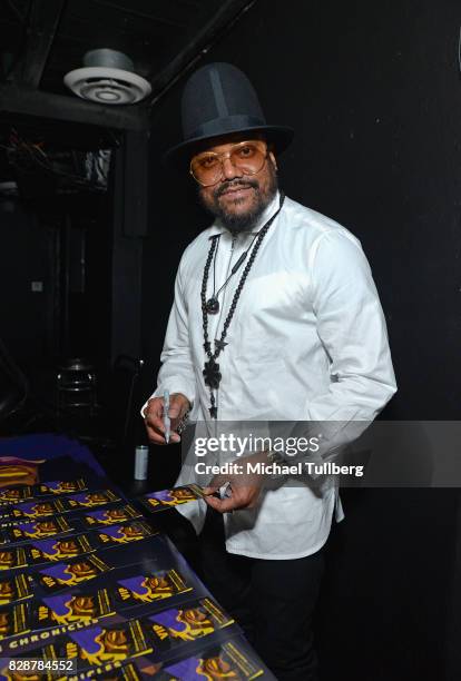 Apl.de.ap of The Black Eyed Peas attends an in-store signing and livestream for the graphic novel "Masters of the Sun" at Meltdown Comics and...