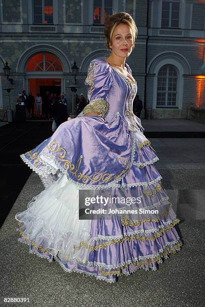 Patrizia Lueger-Rieffenstein attends the 'Fabulous Celebration' at Nymphenburg Castle on September 18, 2008 in Munich, Germany. French champagne...