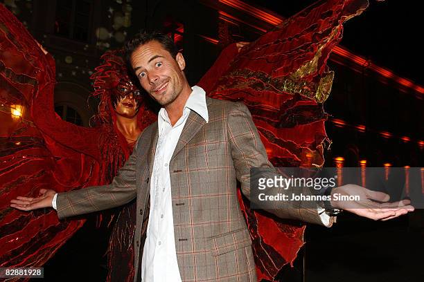 Actor John Friedmann attends the "Fabulous Celebration" at Nymphenburg Castle on September 18, 2008 in Munich, Germany. French champagne producer...