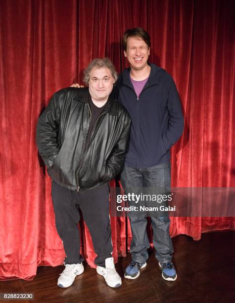 Artie Lange and Pete Holmes attend HBO's "Crashing Comedy Night With Pete Holmes & Friends" to mark the season one home entertainment release of the...