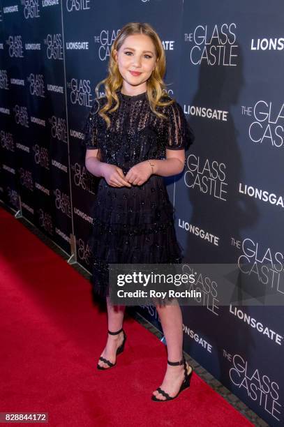 Ella Anderson attends "The Glass Castle" New York screening at SVA Theatre on August 9, 2017 in New York City.