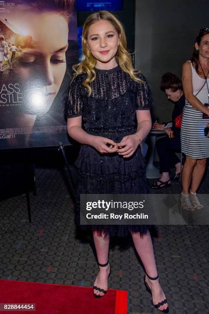 Ella Anderson attends "The Glass Castle" New York screening at SVA Theatre on August 9, 2017 in New York City.