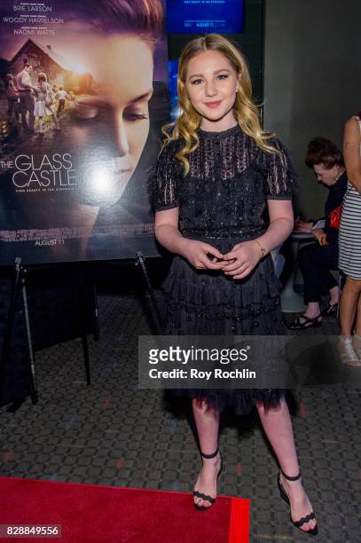 Ella Anderson attends "The Glass Castle" New York screening at SVA Theatre on August 9, 2017 in New York City.