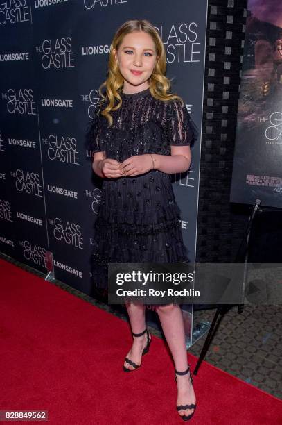 Ella Anderson attends "The Glass Castle" New York screening at SVA Theatre on August 9, 2017 in New York City.