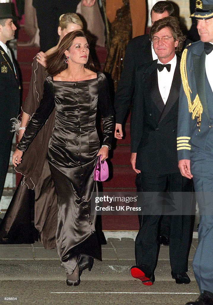 Arrivals for Dinner and Party at Royal Palace in Amsterdam