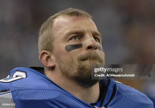 Detroit Lions fullback Cory Schlesinger against the Miami Dolphins in a Thanksgiving Day game Nov. 23, 2006 in Detroit. The Dolphins won 27 - 10.