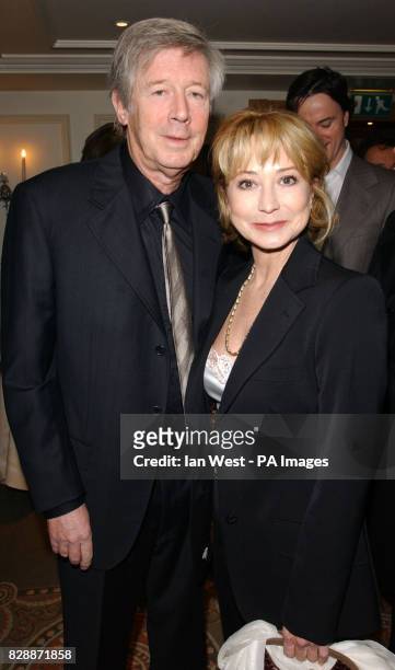 Felicity Kendall and her husband Michael Rudman at the Evening Standard Theatre Awards at the Savoy Hotel in London.