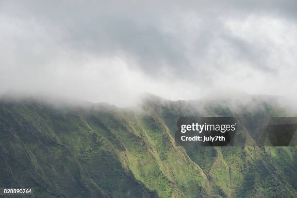 koʻolau range - kailua stock-fotos und bilder