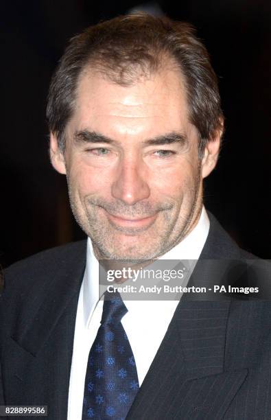 Timothy Dalton arrives for the Royal European Charity Premiere of Anthony Minghella's Cold Mountain at the Odeon Leicester Square in central London....