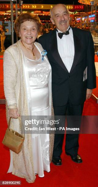 Director Anthony Minghella's parents arrive for the Royal European Charity Premiere of Anthony Minghella's Cold Mountain at the Odeon Leicester...