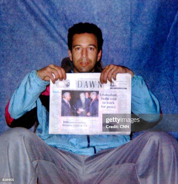 In this handout photo provided by CNN, Wall Street Journal reporter Daniel Pearl is seen in this picture sent to news media organizations by his...