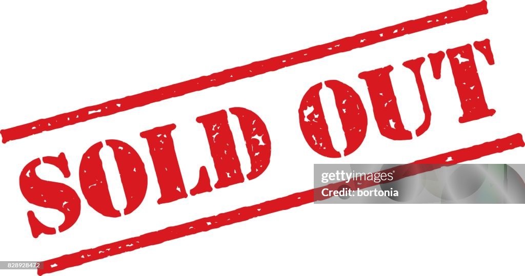 Red Rubber Stamp Icon on Transparent Background