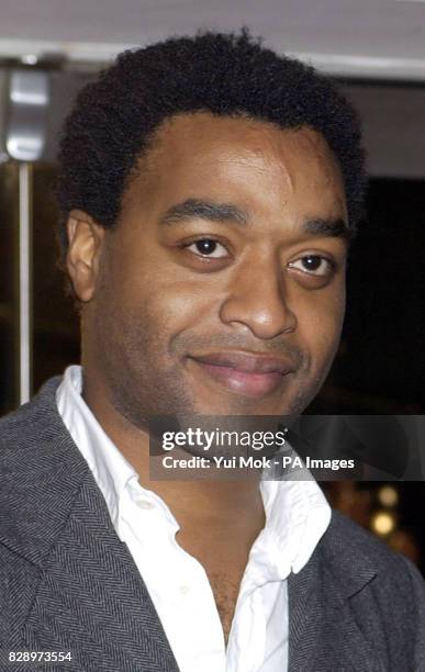 Actor Chiwetel Ejiofor arrives for the UK premiere of Starsky & Hutch at the Odeon Cinema in Leicester Square, central London.