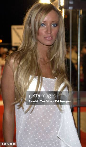 Lauren Pope arrives for the UK premiere of Starsky & Hutch at the Odeon Cinema in Leicester Square, central London.